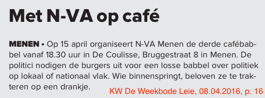 KW De Weekbode Leie, 08.04.2016