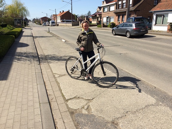 Vernieuwing fietspad tussen Menen en Kortrijk boekt vooruitgang