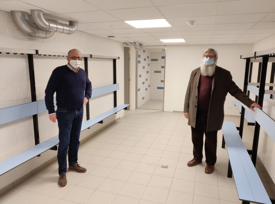Schepen Renaat Vandenbulcke en schepen Herman Ponnet Schepen Renaat Vandenbulcke en schepen Herman Ponnet