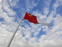 Vlag Menen belfort